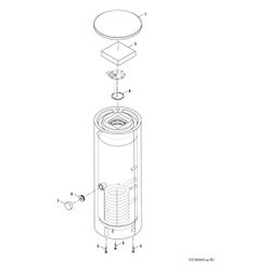 Bosch Systemspeicher Stora bodenstehend W 200-5 EP 1, 1530x600x600mm, 193 Liter, PN... JUNKERS-8732971111 4069143439234 (Abb. 1)