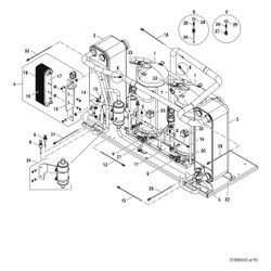 Bosch Sole-Wasser-Wärmepumpe Supraeco T 540-2 HT, R410A, 982x1454x745mm, 54kW, Modb... JUNKERS-8738207501 4057749087638 (Abb. 1)