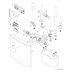Bosch natürliche Kühlstation NKS-1 mit Hocheffizenzpumpe... JUNKERS-8738211898 4062321274030 (Abb. 1)