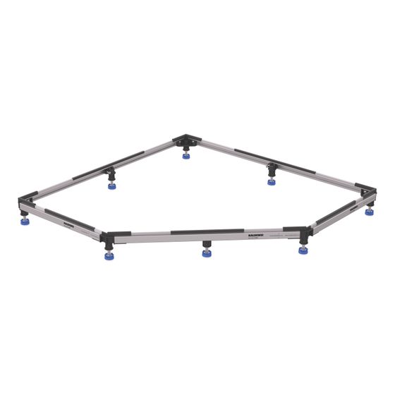 Kaldewei Duschwannen-Fußrahmen FR 5300 Flex FR II Cornezza 1000x1000mm