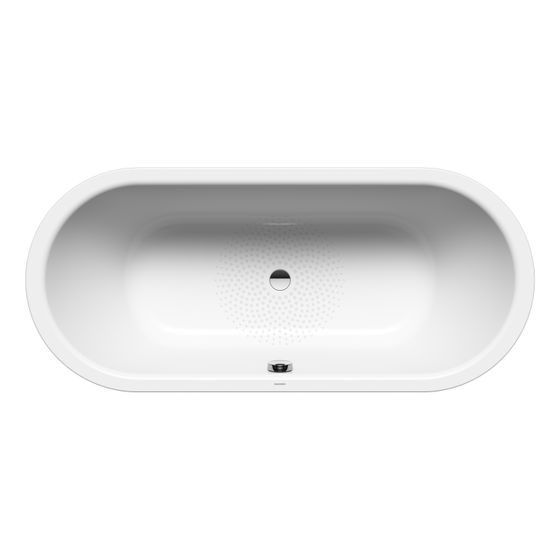 Kaldewei Badewanne Classic Duo oval 430x800x1800mm 158l Alpinweiß m. Antislip, ÜL, PEFF, o. GL, VKT