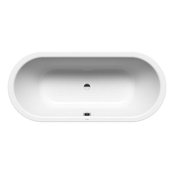 Kaldewei Badewanne Classic Duo oval 430x700x1600mm 95l Alpinweiß m. Vollantislip, ÜL, o. GL, PEFF, VKT
