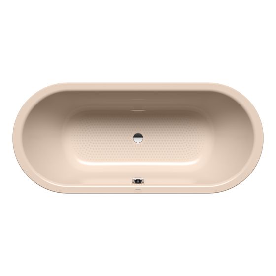 Kaldewei Badewanne Classic Duo oval 430x800x1800mm 158l Bahamabeige m. Vollantislip, ÜL, PEFF, o. GL, VKT