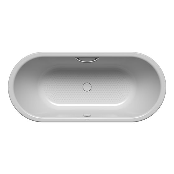Kaldewei Badewanne Centro Duo oval 485x800x1800mm 195l Manhattan m. Vollantislip, GL1S, ÜL, o. PEFF