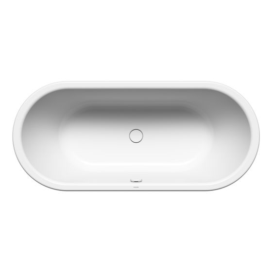 Kaldewei Badewanne Centro Duo oval 485x750x1700mm 156l Alpinweiß m. Antislip, ÜL, o. GL, PEFF