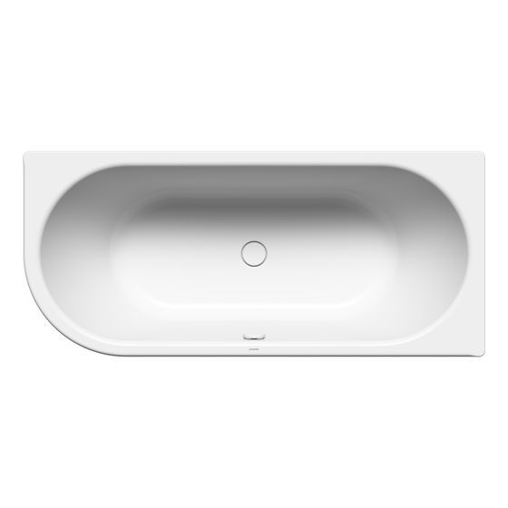 Kaldewei Badewanne Centro Duo 1 Kombi.-Form 485x750x1700mm Links 156l Alpinweiß m. ÜL, o. Antislip, GL, PEFF