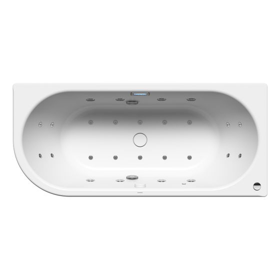 Kaldewei Badewanne Centro Duo 1 Kombi.-Form 485x800x1800mm Links 195l Warm Grey 60 m. ÜL, o. Antislip, GL, PEFF