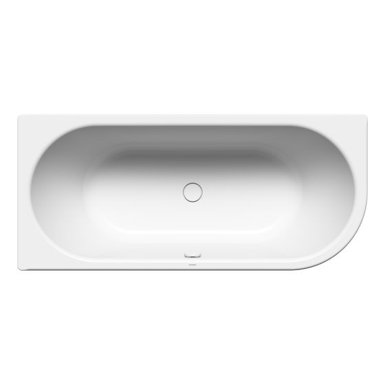 Kaldewei Badewanne Centro Duo 1 Kombi.-Form 485x800x1800mm Rechts 195l Alpinweiß m. ÜL, PEFF, o. Antislip, GL
