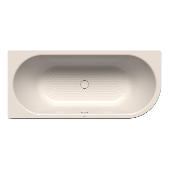 Kaldewei Badewanne Centro Duo 1 Kombi.-Form 485x800x1800mm Rechts 195l Pergamon m. Vollantislip, ÜL, o. GL, PEFF