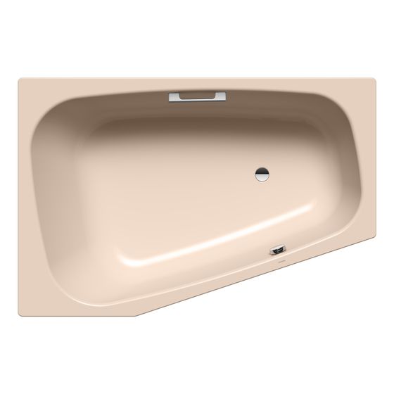 Kaldewei Badewanne Plaza Duo Kombi.-Form 430x1200x1800mm Rechts 273l Bahamabeige m. GL1S, ÜL, o. Antislip, PEFF