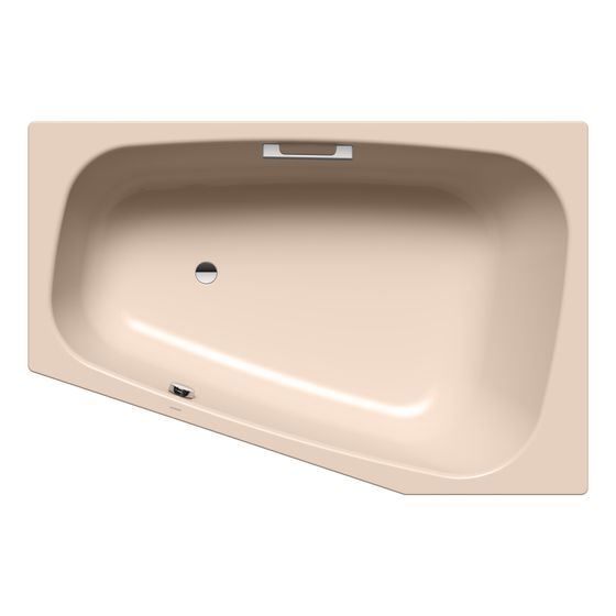 Kaldewei Badewanne Plaza Duo Kombi.-Form 430x1200x1800mm Links 273l Bahamabeige m. GL1S, ÜL, o. Antislip, PEFF
