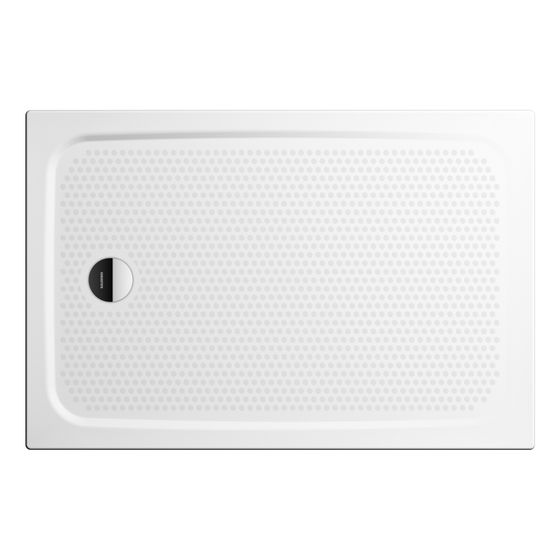 Kaldewei Duschwanne Cayonoplan Rechteckig 32/18x1000x750mm d. 90mm Alpinweiß/Weiß, m. VAS, PEFF o. Wannenträger