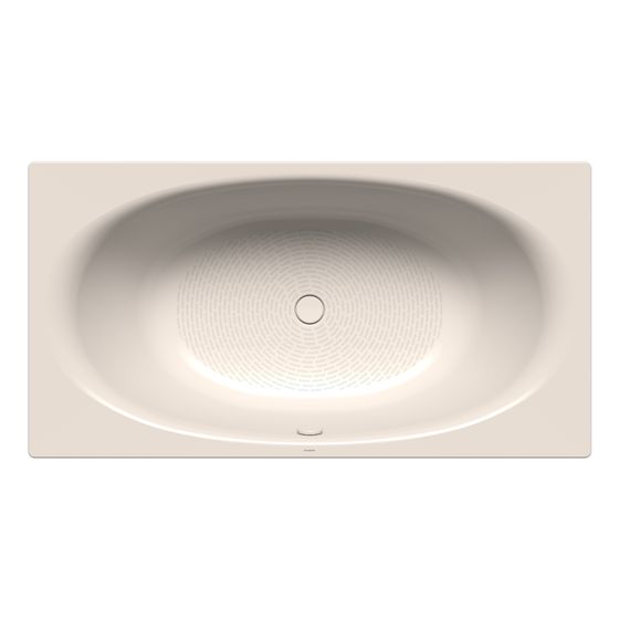 Kaldewei Badewanne Ellipso Duo rechteckig 465x1000x1900mm 214l Pergamon m. Vollantislip, ÜL, o. GL, PEFF, VKT