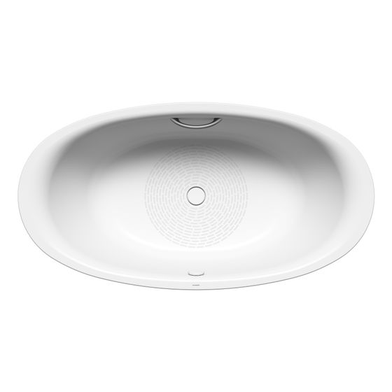 Kaldewei Badewanne Ellipso Duo oval 465x1000x1900mm 214l Alpinweiß m. Antislip, GL, ÜL, PEFF, o. VKT