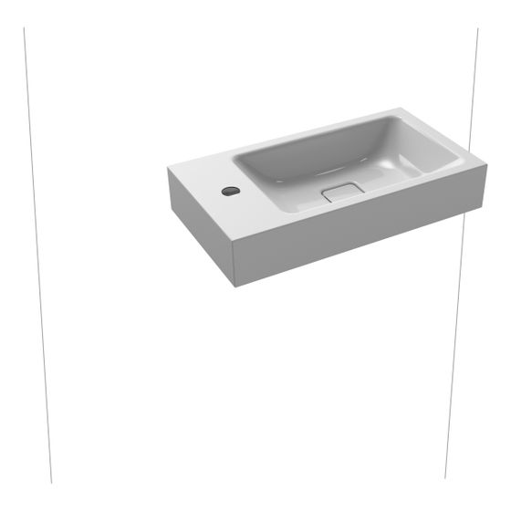 Kaldewei Wand-Handwaschtisch Cono rechteckig 102x300x550mm, Manhattan, 1 HL, ohne ÜL mit Perl-Effekt
