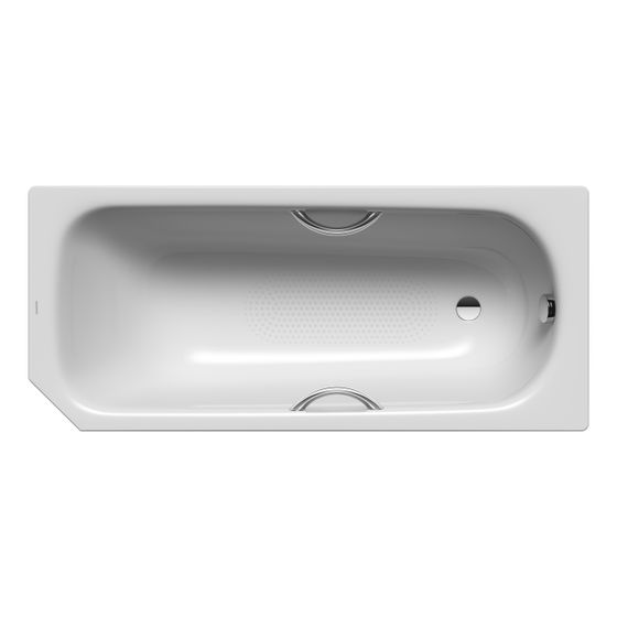 Kaldewei Badewanne Saniform V1 Star Kombi.-Form 410x700x1600mm 93l Manhattan m. Vollantislip, GL, ÜL, o. PEFF
