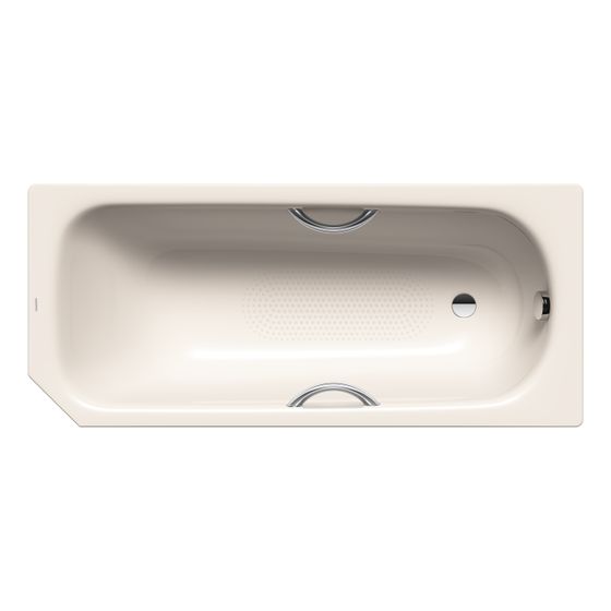 Kaldewei Badewanne Saniform V1 Star Kombi.-Form 410x700x1600mm 93l Pergamon m. Vollantislip, GL, ÜL, o. PEFF
