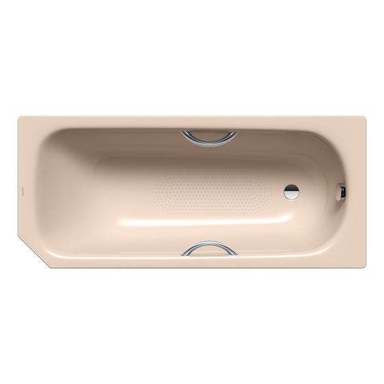 Kaldewei Badewanne Saniform V1 Star Kombi.-Form 410x700x1600mm 93l Bahamabeige m. Vollantislip, GL, ÜL, o. PEFF