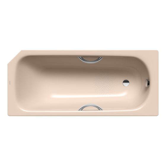 Kaldewei Badewanne Saniform V2 Star Kombi.-Form 410x700x1600mm 93l Bahamabeige m. Antislip, GL, ÜL, o. PEFF