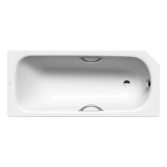 Kaldewei Badewanne Saniform V3 Star rechteckig 410x700x1600mm 93l Alpinweiß m. GL, ÜL, PEFF, o. Antislip