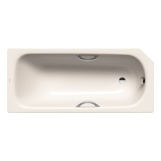 Kaldewei Badewanne Saniform V3 Star rechteckig 410x700x1600mm 93l Pergamon m. Vollantislip, GL, ÜL, o. PEFF
