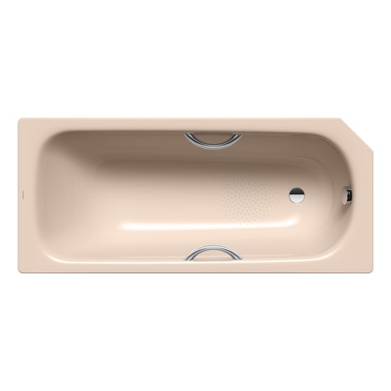 Kaldewei Badewanne Saniform V3 Star rechteckig 410x700x1600mm 93l Bahamabeige m. Antislip, GL, ÜL, o. PEFF