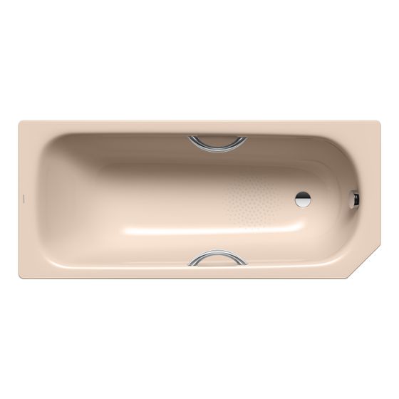 Kaldewei Badewanne Saniform V4 Star Kombi.-Form 410x700x1600mm 93l Bahamabeige m. Antislip, GL, ÜL, o. PEFF