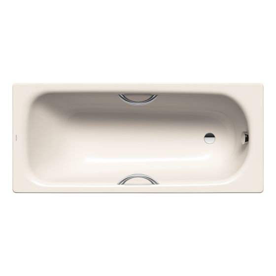 Kaldewei Badewanne Saniform Plus Star rechteckig 410x730x1700mm 111l Pergamon m. GL, ÜL, o. Antislip, PEFF