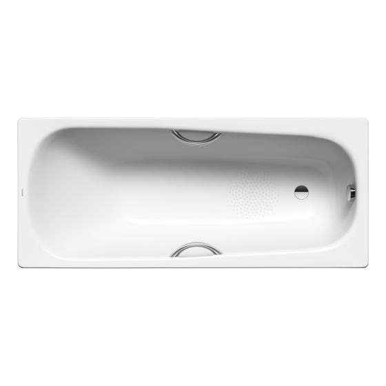 Kaldewei Badewanne Saniform Star rechteckig 430x750x1750mm 145l Alpinweiß m. Antislip, GL, ÜL, PEFF