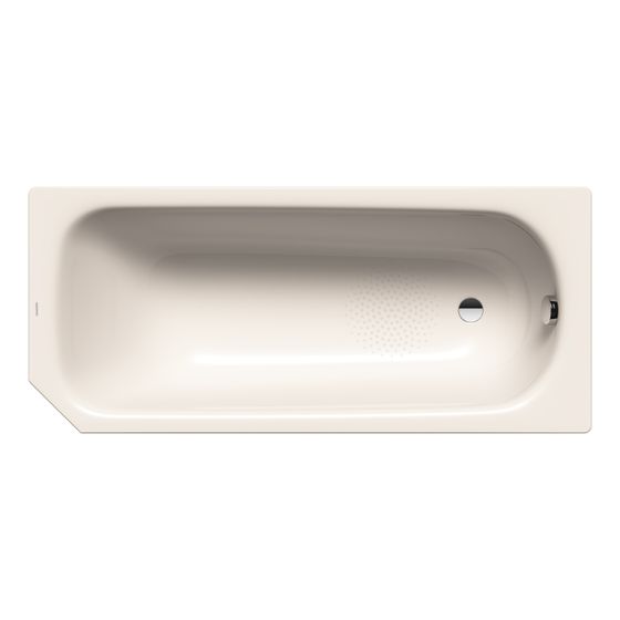 Kaldewei Badewanne Saniform V1 Kombi.-Form 410x700x1600mm 93l Pergamon m. Antislip, ÜL, o. GL, PEFF