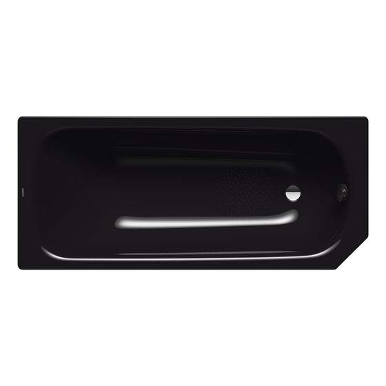Kaldewei Badewanne Saniform V4 Kombi.-Form 410x700x1600mm 93l Schwarz m. Antislip, ÜL, PEFF, o. GL