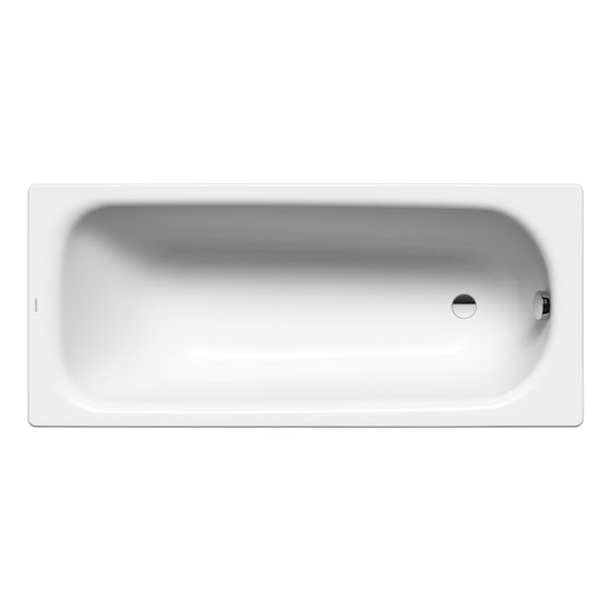 Kaldewei Badewanne Saniform Plus rechteckig 410x750x1600mm 107l Alpinweiß m. ÜL, o. Antislip, GL, PEFF