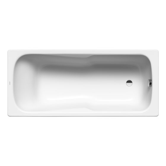 Kaldewei Badewanne Dyna Set rechteckig 430x750x1700mm 169l Alpinweiß m. ÜL, o. Antislip, GL, PEFF