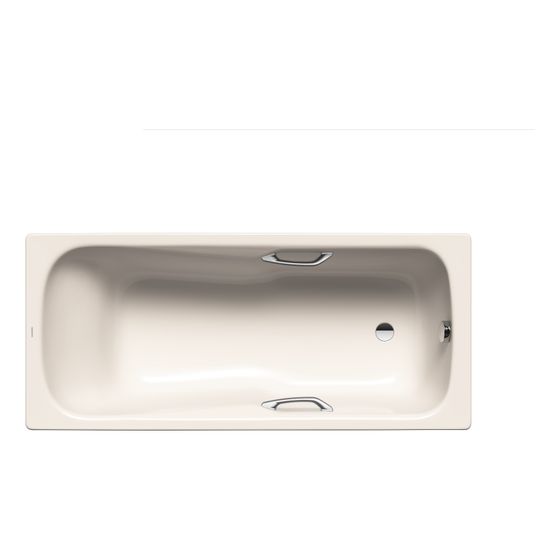 Kaldewei Badewanne Dyna Set Star rechteckig 430x750x1700mm 169l Pergamon m. GL, ÜL, PEFF, o. Antislip