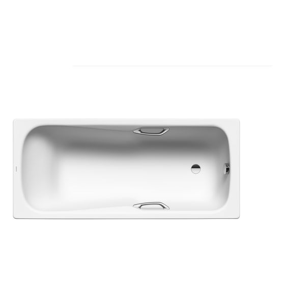 Kaldewei Badewanne Dyna Set Star rechteckig 430x750x1700mm 169l Alpinweiß Matt m. GL, ÜL, o. Antislip, PEFF