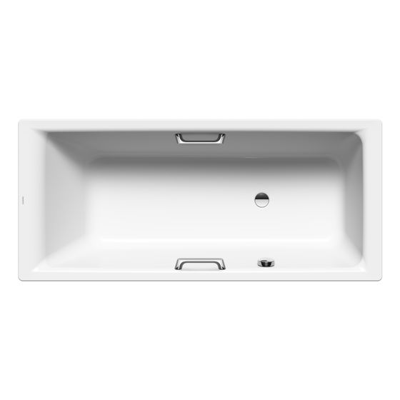Kaldewei Badewanne Puro Star rechteckig 420x700x1700mm 121l Alpinweiß m. GL, seitl-ÜL, PEFF, o. Antislip