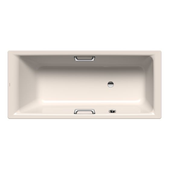 Kaldewei Badewanne Puro Star rechteckig 420x750x1700mm 137l Pergamon m. GL, seitl-ÜL, PEFF, o. Antislip