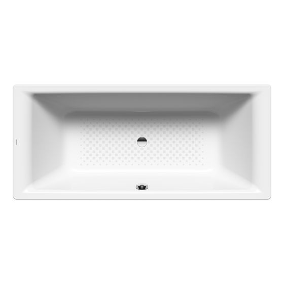 Kaldewei Badewanne Puro Duo rechteckig 420x800x1800mm 165l Alpinweiß m. Vollantislip, ÜL, o. GL, PEFF