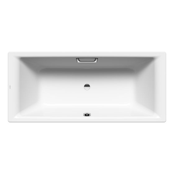 Kaldewei Badewanne Puro Duo rechteckig 420x750x1700mm 122l Alpinweiß m. GL1S, ÜL, PEFF, o. Antislip