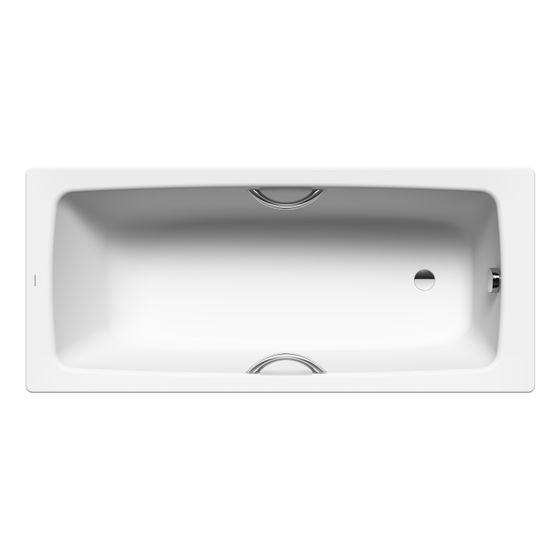 Kaldewei Badewanne Cayono Star rechteckig 410x800x1800mm 171l Alpinweiß Matt m. GL, ÜL, o. Antislip, PEFF