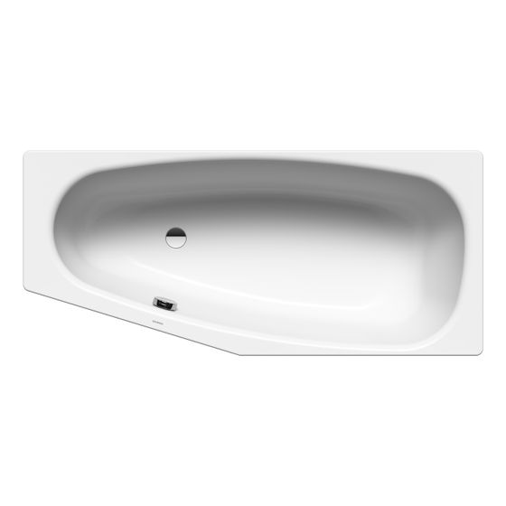 Kaldewei Badewanne Mini Kombi.-Form 430x700x1570mm Links 110l Alpinweiß m. ÜL, o. Antislip, GL, PEFF