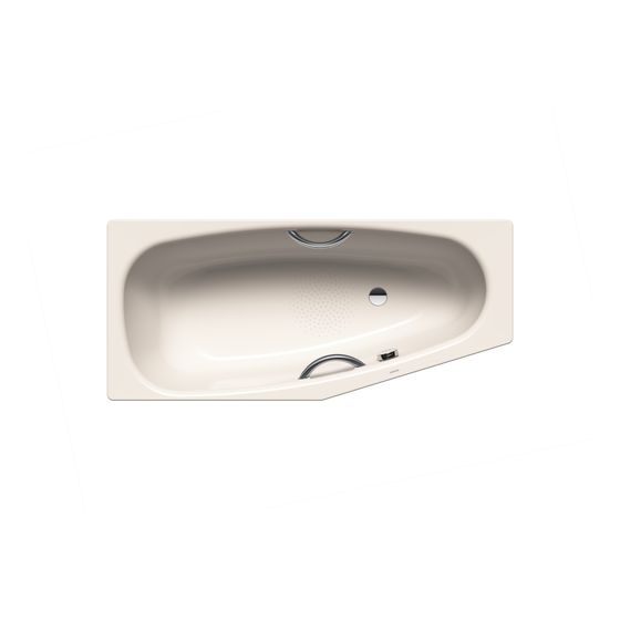 Kaldewei Badewanne Mini Star Kombi.-Form 430x700x1570mm Rechts 110l Pergamon m. Antislip, GL, ÜL, PEFF