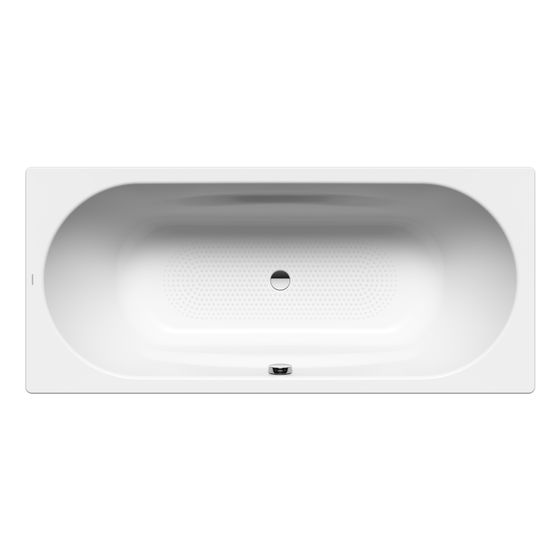 Kaldewei Badewanne Vaio Duo rechteckig 430x800x1800mm 155l Alpinweiß, Weiß m. Vollantislip, ÜL, PEFF, o. GL.