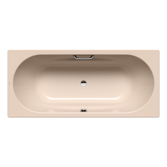 Kaldewei Badewanne Vaio Duo rechteckig 430x800x1800mm 155l Bahamabeige m. Vollantislip, GL. 1S, ÜL, o. PEFF