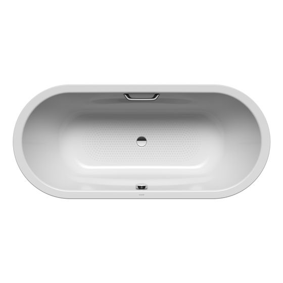 Kaldewei Badewanne Vaio Duo oval 430x800x1800mm 155l Manhattan m. Vollantislip, GL. 1S, ÜL, o. PEFF