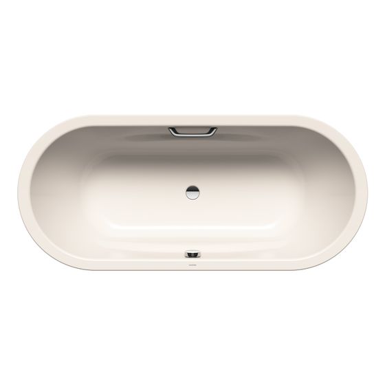 Kaldewei Badewanne Vaio Duo oval 430x800x1800mm 155l Pergamon m. GL. 1S, ÜL, PEFF, o. Antislip