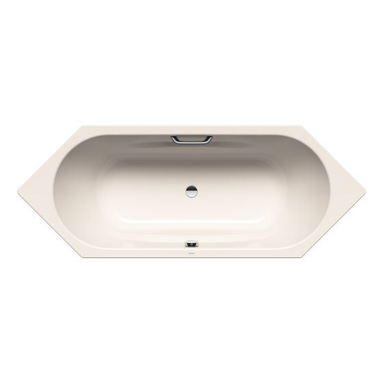 Kaldewei Badewanne Vaio Duo 6 Sechseck 430x800x2100mm 155l Pergamon m. GL. 1S, ÜL, PEFF, o. Antislip