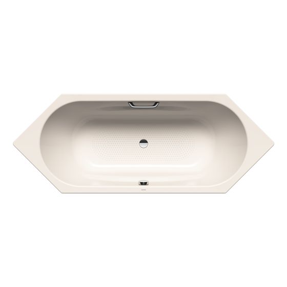 Kaldewei Badewanne Vaio Duo 6 Sechseck 430x800x2100mm 155l Pergamon m. Vollantislip, GL. 1S, ÜL, o. PEFF