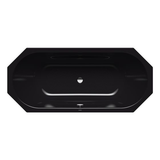 Kaldewei Badewanne Vaio Duo 8 achteckig 430x800x1800mm 155l Schwarz m. Vollantislip, ÜL, PEFF, o. GL.
