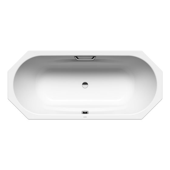 Kaldewei Badewanne Vaio Duo 8 achteckig 430x800x1800mm 155l Alpinweiß, Weiß m. GL. 1S, ÜL, PEFF, o. Antislip